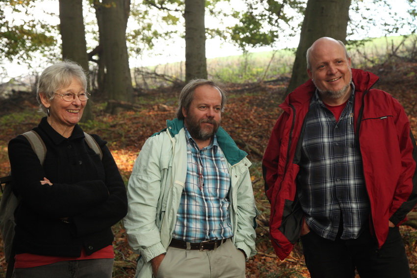 Persönlichkeiten der AraGes für die AraGes wichtige Personen: Elisabeth Bauchhenss, Ambros Hänggi und Theo Blick