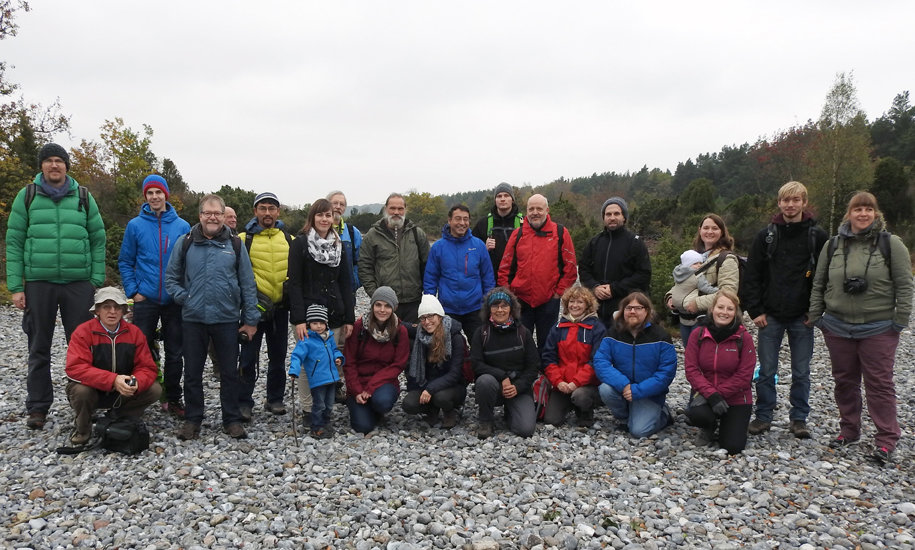 Gruppenbild während der Exkursion Gruppenbild der Teilnehmer