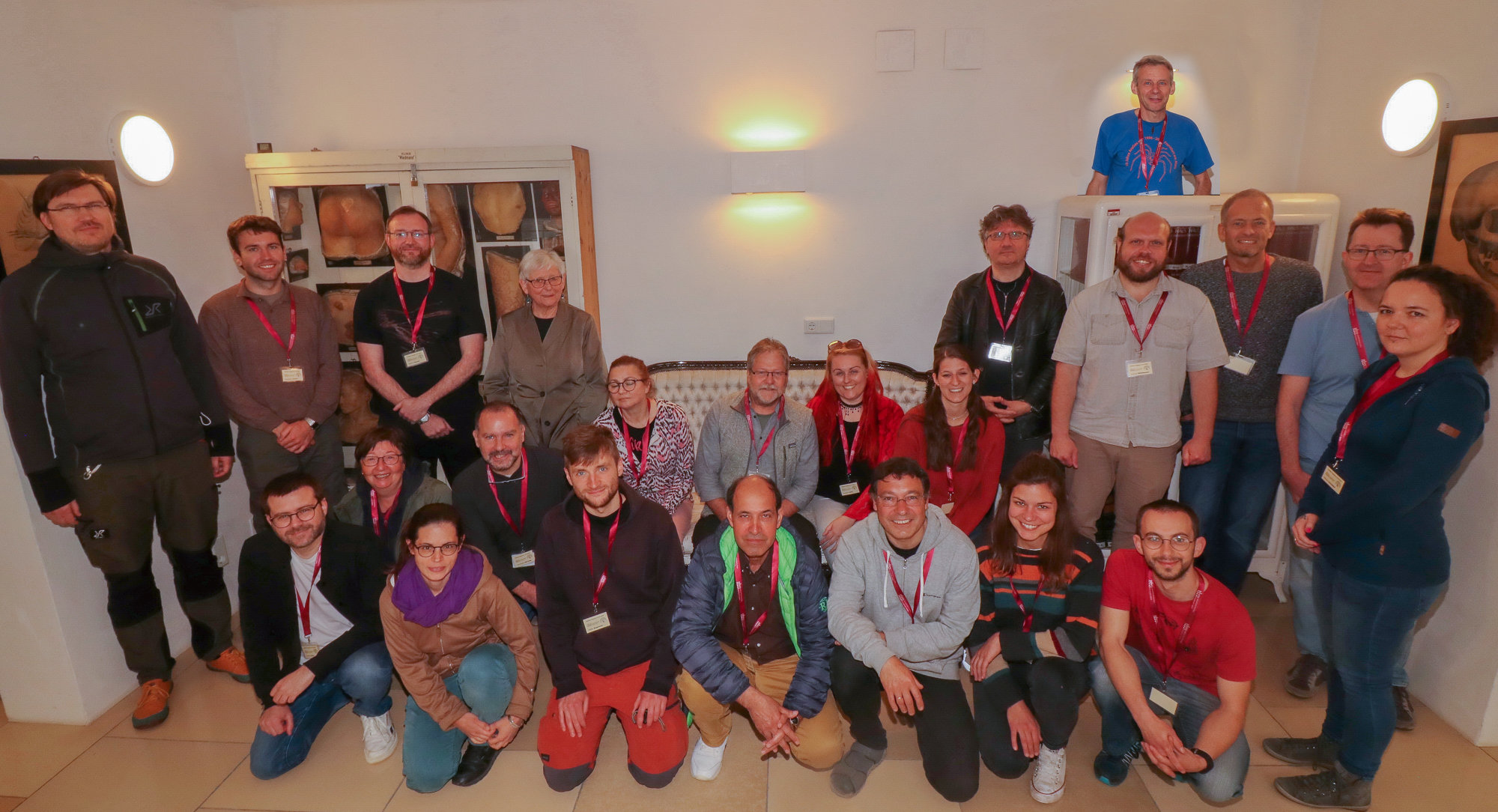 Gruppenfoto der Teilnehmer (im Narrenturm) Gruppenfoto der Tagungsteilnehmer