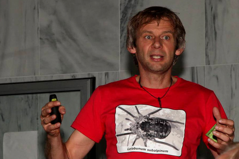 Christian Komposch hielt wie immer einen engagierten Vortrag C. Komposch beim engagierten Vortrag